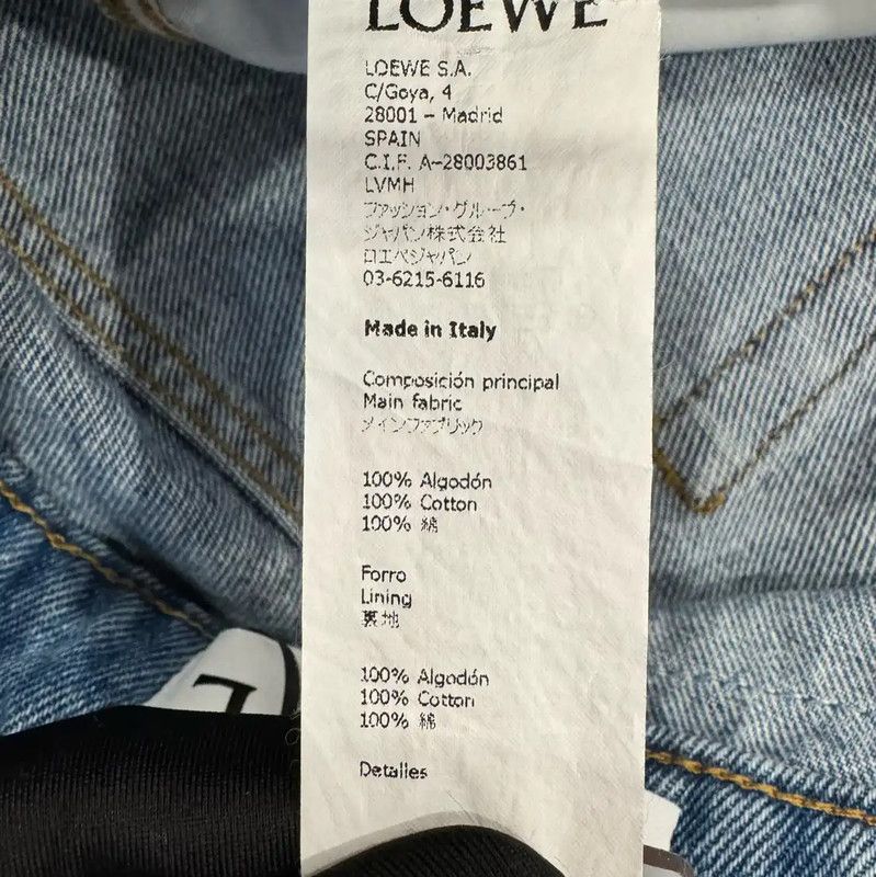 Loewe Loewe Blue Denim Women's Jeans Size XS 0089 Size 23" - 7 Thumbnail