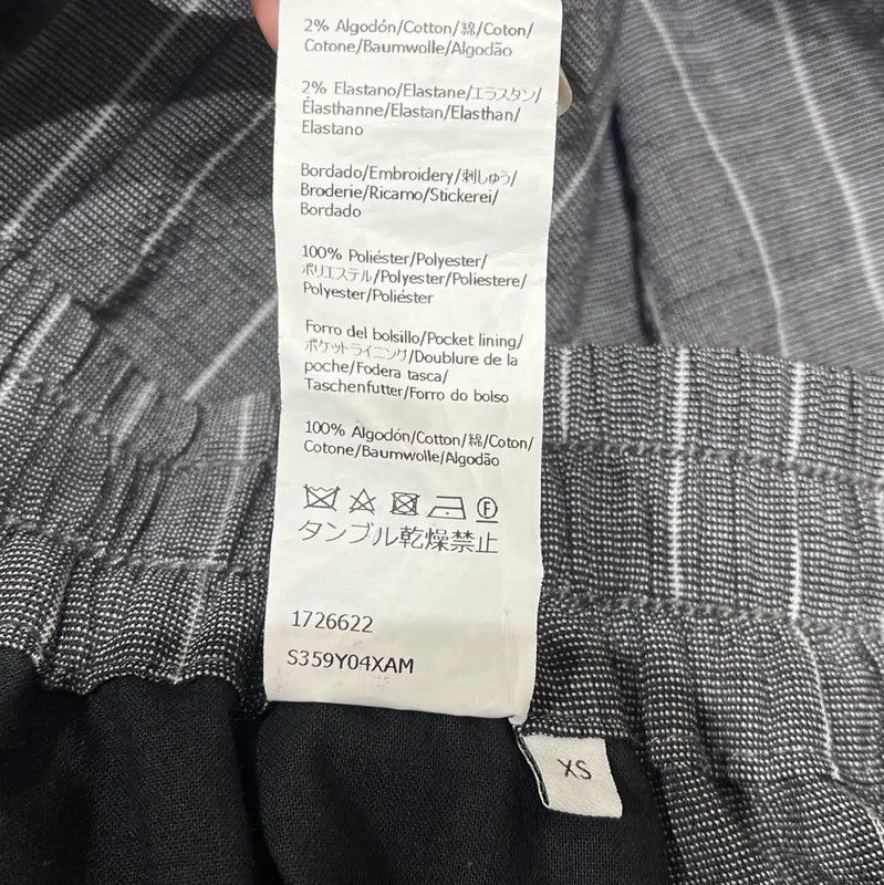Loewe Loewe Gray Wool Embroidered Striped Relaxed Pants 0089 Size 22" - 5 Thumbnail