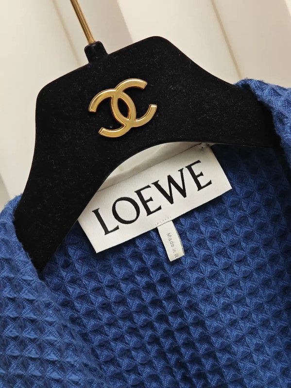 Loewe Loewe Blue Check Long Sleeve Cardigan 0089 Size XL / US 12-14 / IT 48-50 - 7 Thumbnail