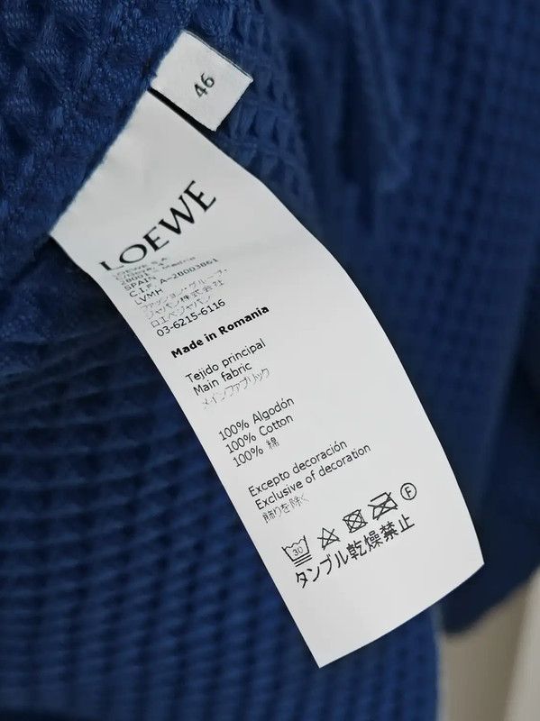 Loewe Loewe Blue Check Long Sleeve Cardigan 0089 Size XL / US 12-14 / IT 48-50 - 5 Thumbnail