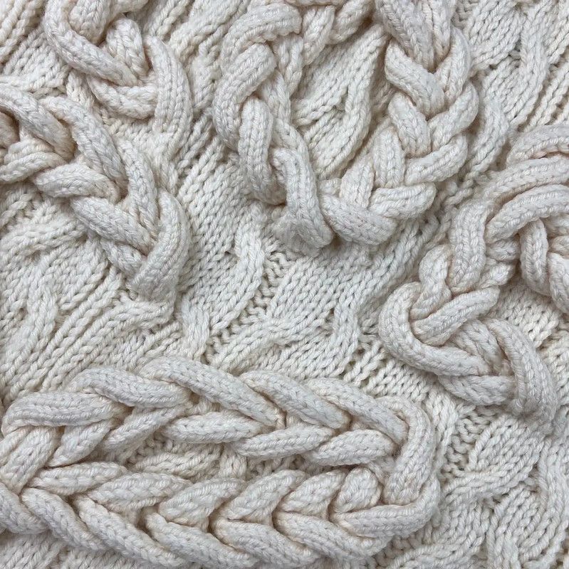 Loewe Loewe Off-White Wool Women's Sweater 0089 Size S / US 4 / IT 40 - 3 Thumbnail