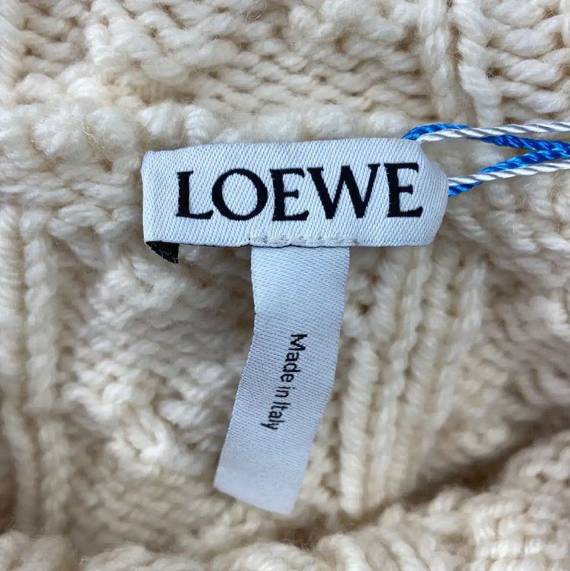 Loewe Loewe Off-White Wool Women's Sweater 0089 Size S / US 4 / IT 40 - 4 Thumbnail