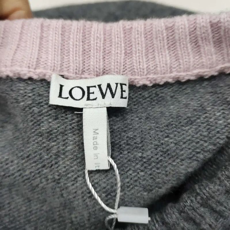 Loewe Loewe Gray Wool Women's Sweater 0089 Size M / US 6-8 / IT 42-44 - 3 Thumbnail