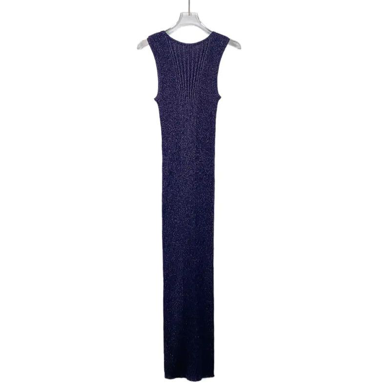 Loewe Loewe Deep Blue Fitted Dress 0089 Size S / US 4 / IT 40 - 2 Thumbnail