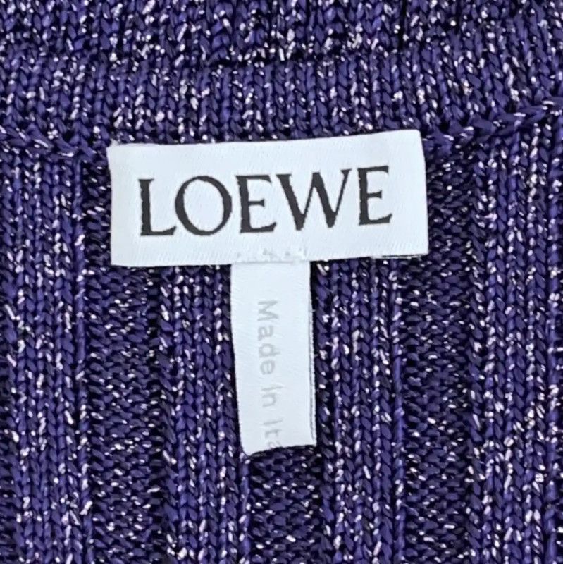 Loewe Loewe Deep Blue Fitted Dress 0089 Size S / US 4 / IT 40 - 6 Thumbnail