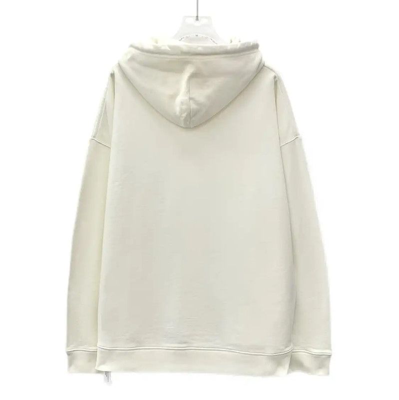 Loewe Loewe Beige Cotton Women's Hoodie 0089 Size S / US 4 / IT 40 - 2 Thumbnail