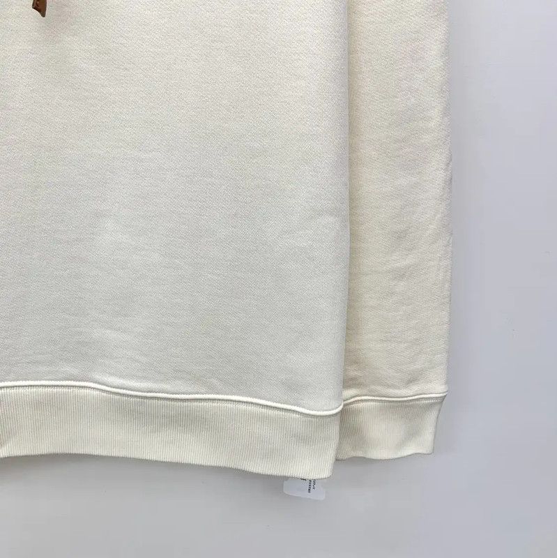 Loewe Loewe Beige Cotton Women's Hoodie 0089 Size S / US 4 / IT 40 - 4 Thumbnail