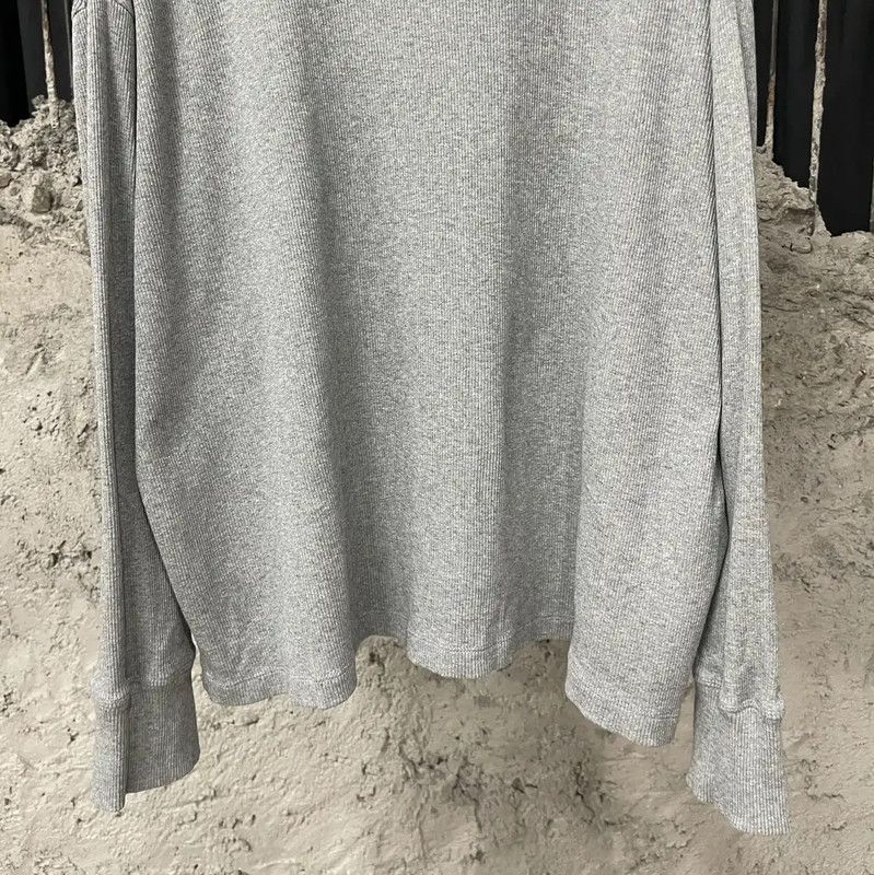 Loewe Loewe Light Gray Long Sleeve T-Shirt for Women 0089 Size S / US 4 / IT 40 - 4 Thumbnail