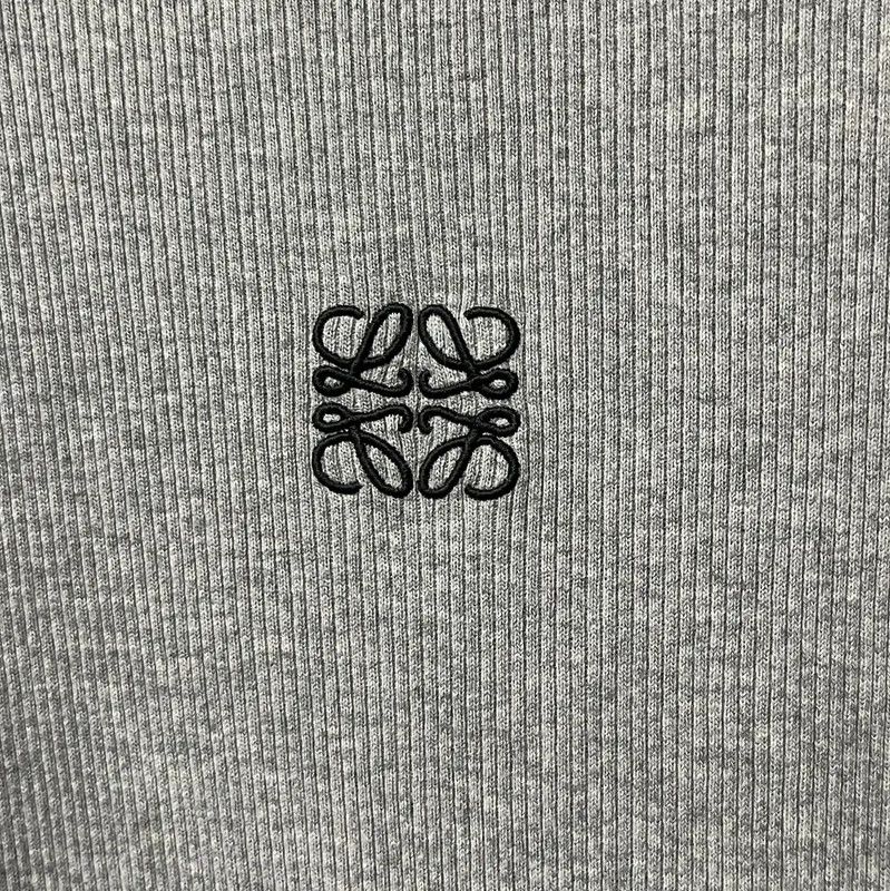 Loewe Loewe Light Gray Long Sleeve T-Shirt for Women 0089 Size S / US 4 / IT 40 - 5 Thumbnail