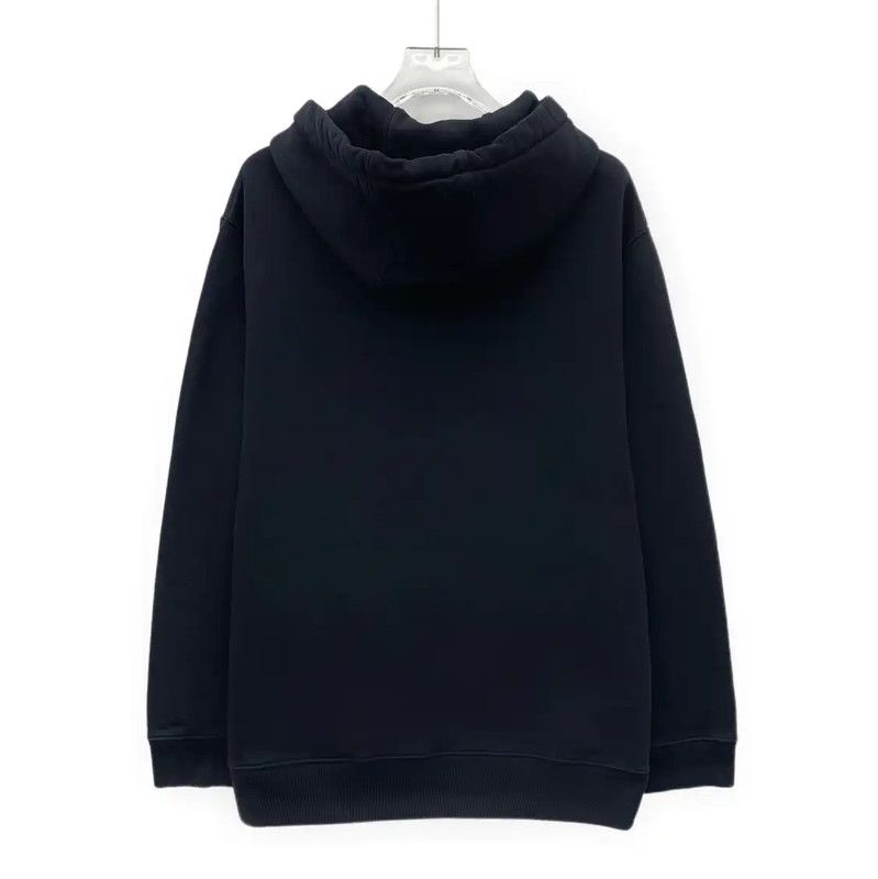 Loewe Loewe Black Cotton Women's Hoodie with Unique Design 0089 Size XS / US 0-2 / IT 36-38 - 2 Thumbnail