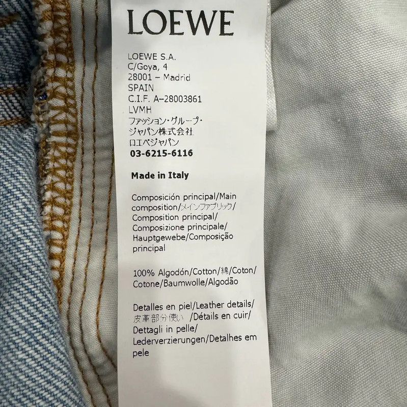 Loewe Loewe Women's Blue Denim Jeans 0089 Size 28" / US 6 / IT 42 - 8 Thumbnail
