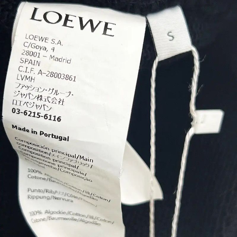Loewe Loewe Gray Cotton Blend Women's Sweatshirt 0089 Size S / US 4 / IT 40 - 5 Thumbnail