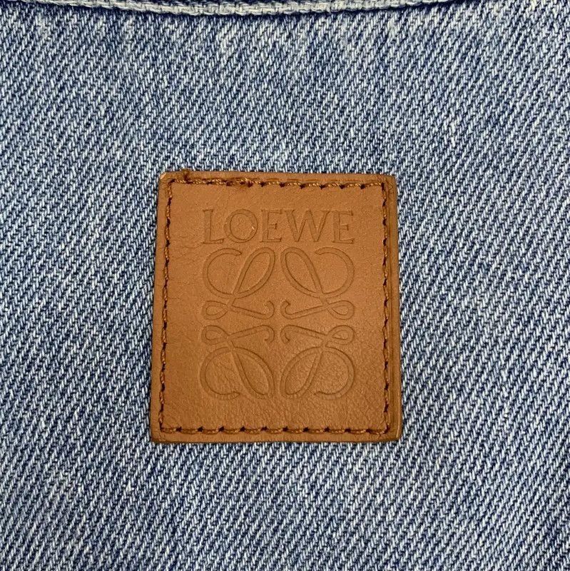 Loewe Loewe Blue Cotton Women's Jacket 0089 Size XS / US 0-2 / IT 36-38 - 6 Thumbnail