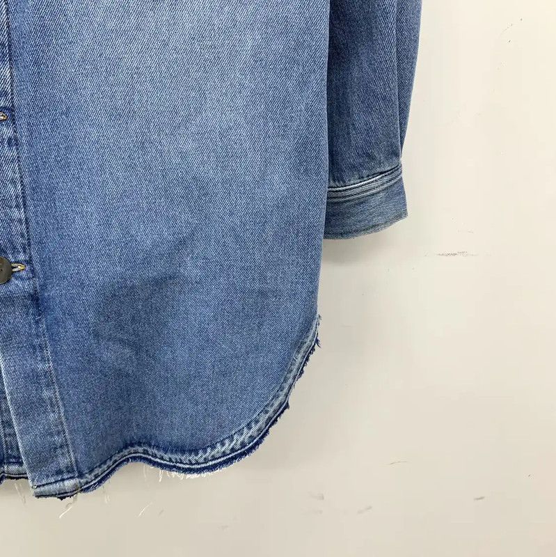 Loewe Loewe Blue Cotton Women's Jacket 0089 Size XS / US 0-2 / IT 36-38 - 5 Thumbnail