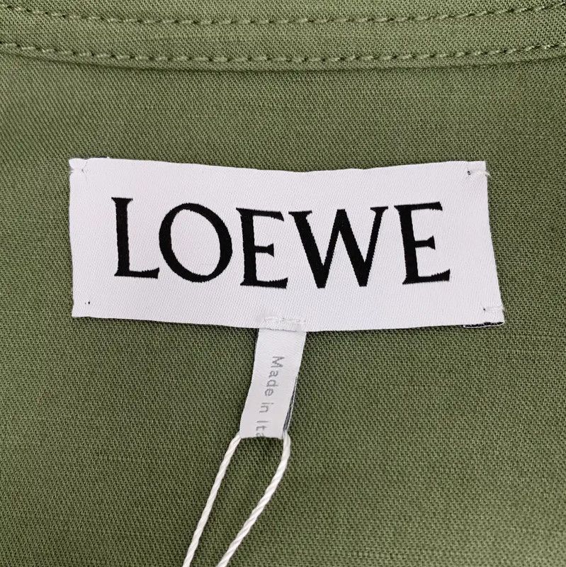 Loewe Loewe Green Cotton Women's Jacket 0089 Size S / US 4 / IT 40 - 6 Thumbnail