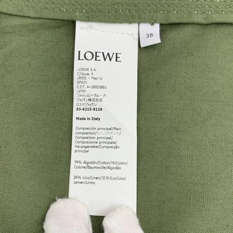 Loewe Loewe Green Cotton Women's Jacket 0089 Size S / US 4 / IT 40 - 7 Thumbnail
