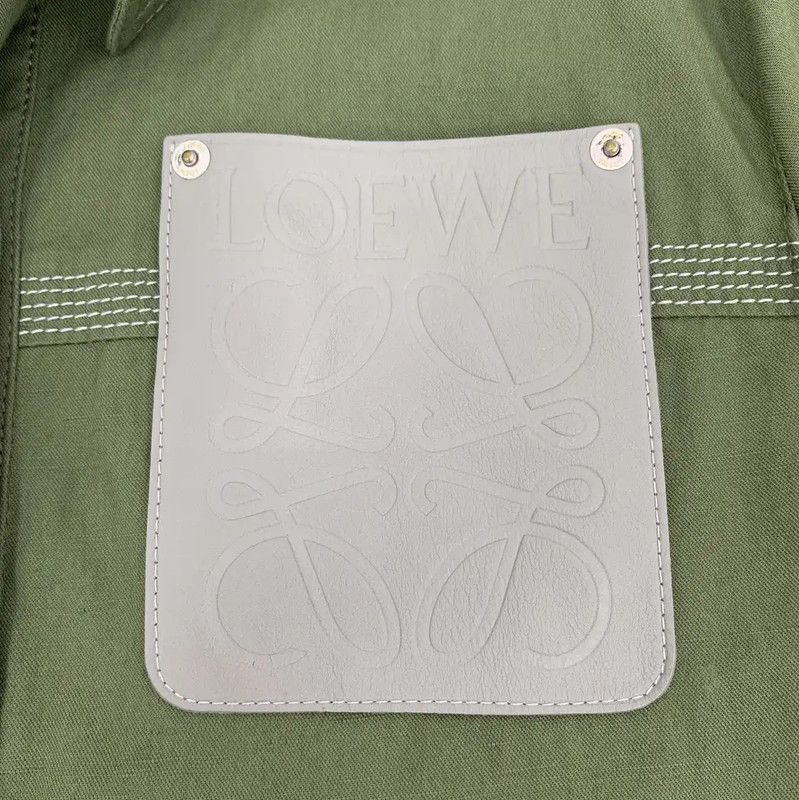 Loewe Loewe Green Cotton Women's Jacket 0089 Size S / US 4 / IT 40 - 5 Thumbnail