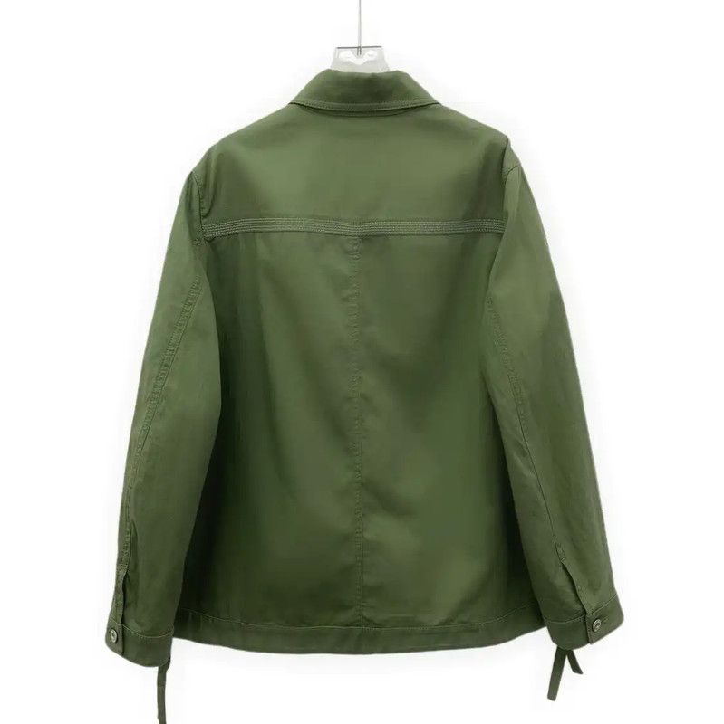 Loewe Loewe Green Cotton Women's Jacket 0089 Size S / US 4 / IT 40 - 2 Thumbnail