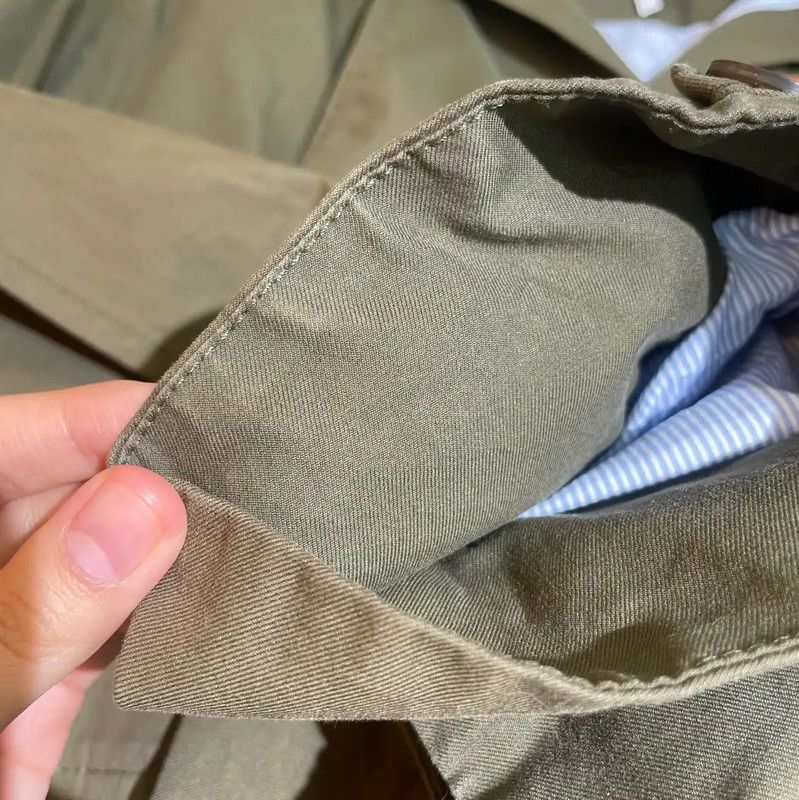Loewe Loewe Military Green Cotton Women's Trench Coat 0089 Size M / US 6-8 / IT 42-44 - 5 Thumbnail