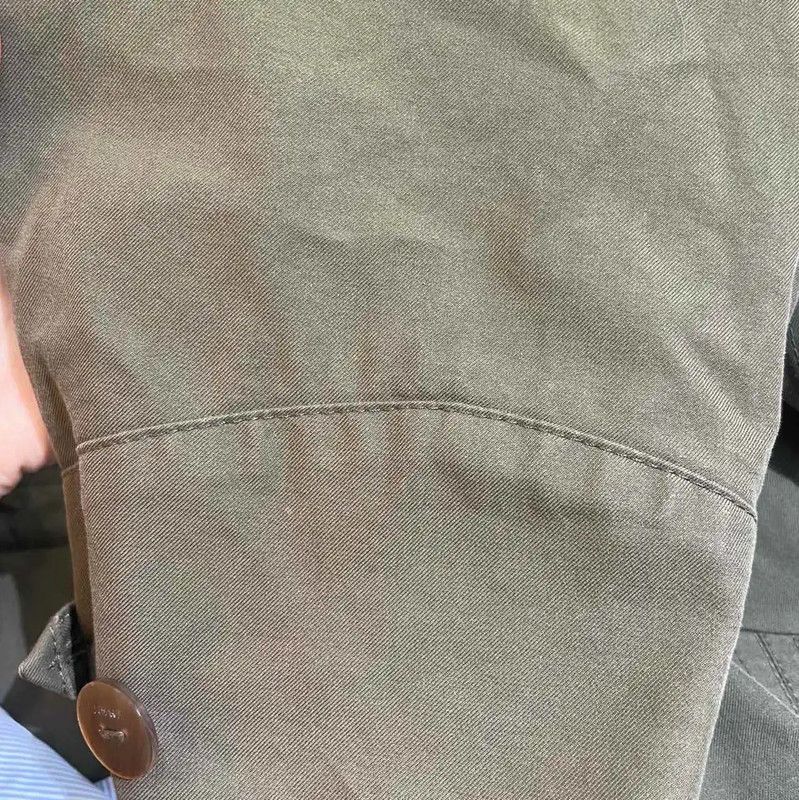 Loewe Loewe Military Green Cotton Women's Trench Coat 0089 Size M / US 6-8 / IT 42-44 - 6 Thumbnail
