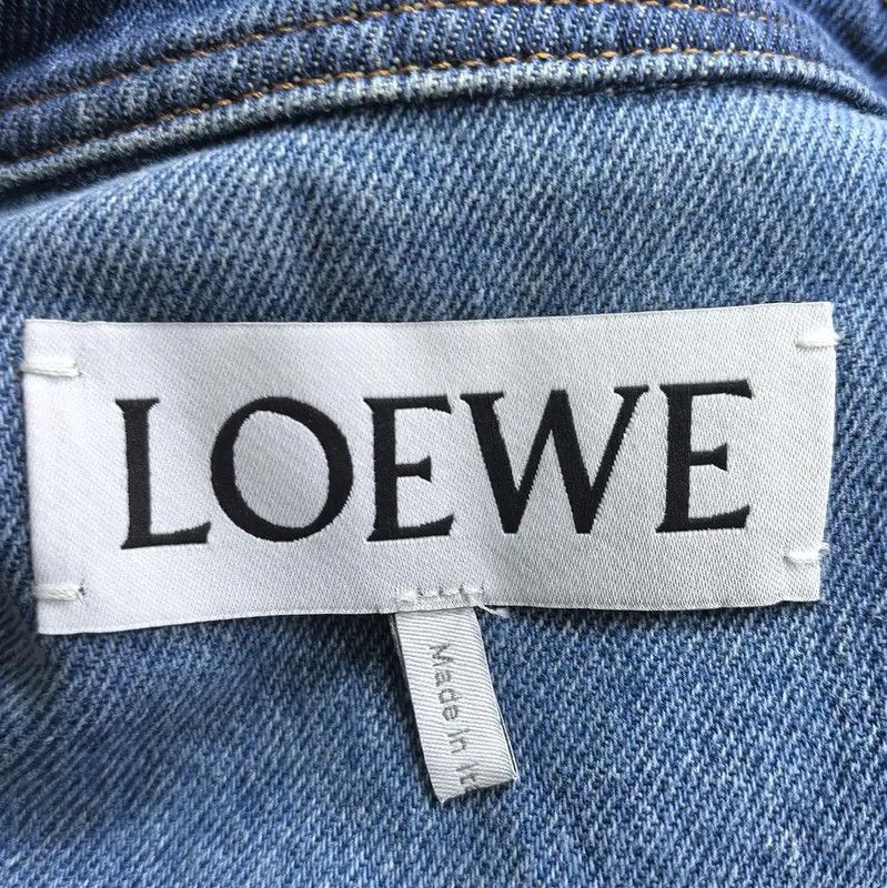 Loewe LOEWE Denim Women's Cardigan with Leather Pocket 0089 Size M / US 6-8 / IT 42-44 - 5 Thumbnail