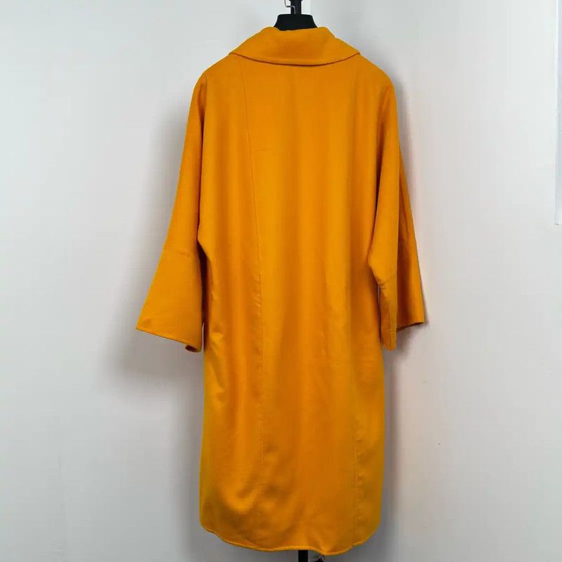 Loewe Loewe Yellow Wool Women's Coat 0089 Size XS / US 0-2 / IT 36-38 - 2 Thumbnail