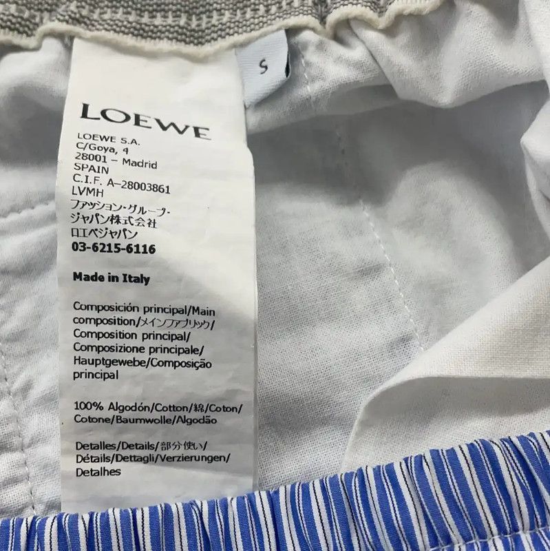 Loewe Loewe Women's Casual Pants in Blue 0089 Size 23" - 4 Thumbnail