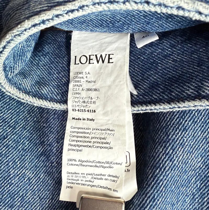Loewe Loewe Relaxed Fit Blue Cotton Pants 0089 Size 30" / US 8 / IT 44 - 8 Thumbnail