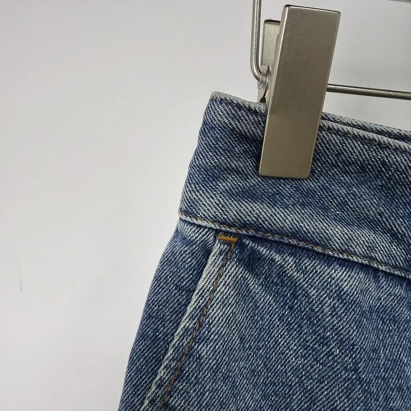 Loewe Loewe Relaxed Fit Blue Cotton Pants 0089 Size 30" / US 8 / IT 44 - 3 Thumbnail