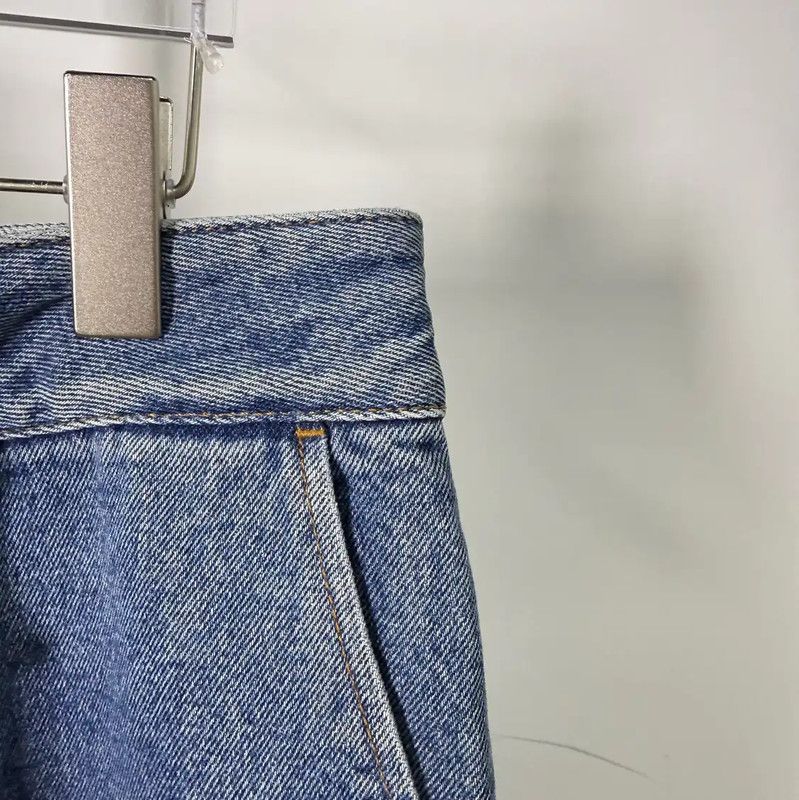 Loewe Loewe Relaxed Fit Blue Cotton Pants 0089 Size 30" / US 8 / IT 44 - 4 Thumbnail