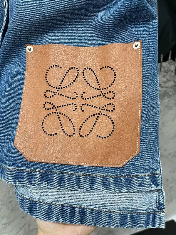Loewe Loewe Blue Cotton Women's Jacket 0089 Size ONE SIZE - 5 Thumbnail