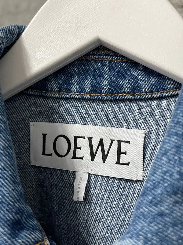 Loewe Loewe Blue Cotton Women's Jacket 0089 Size ONE SIZE - 6 Thumbnail