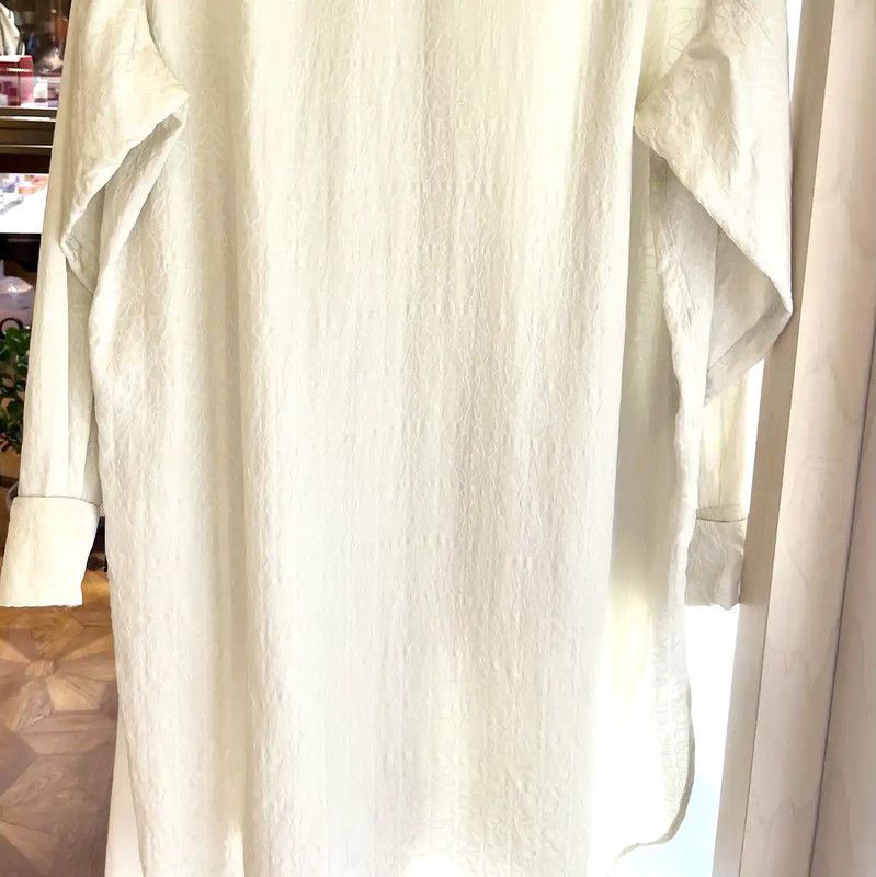 Loewe Loewe White Silk Logo Dress for Women 0089 Size ONE SIZE - 2 Thumbnail