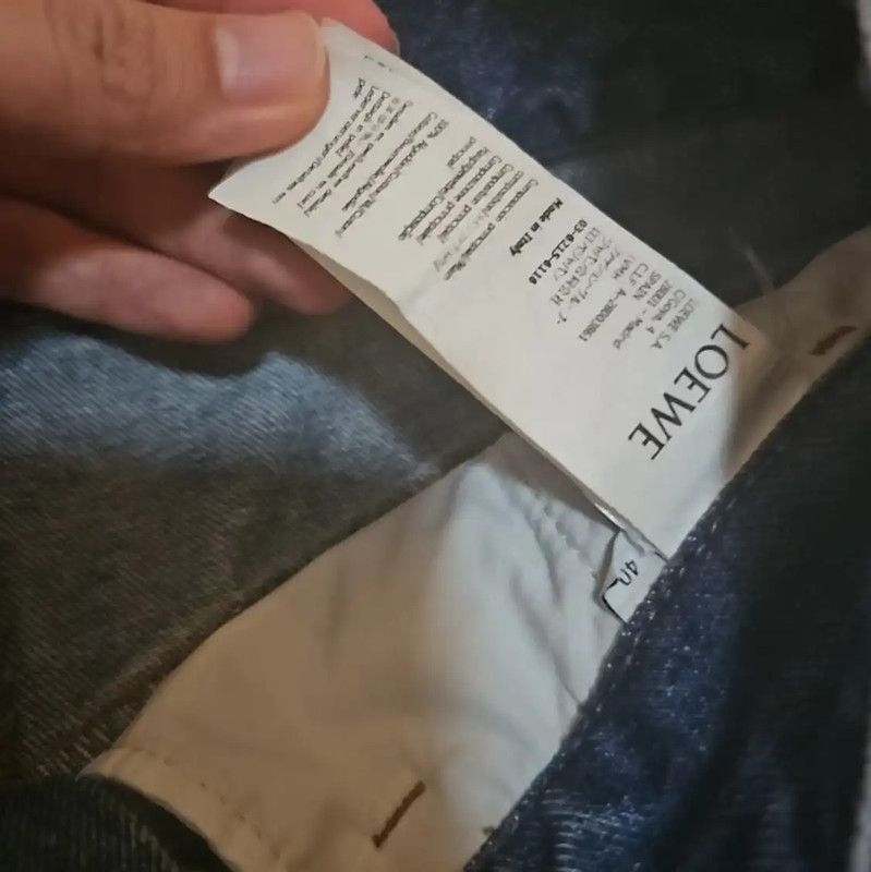 Loewe Loewe Blue Cotton Denim Pants 0089 Size 27" / US 4 / IT 40 - 4 Thumbnail