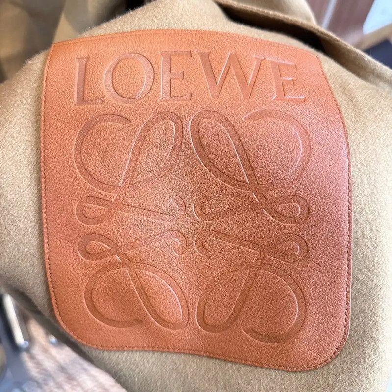 Loewe Loewe Camel Wool Women's Coat 0089 Size XS / US 0-2 / IT 36-38 - 3 Thumbnail