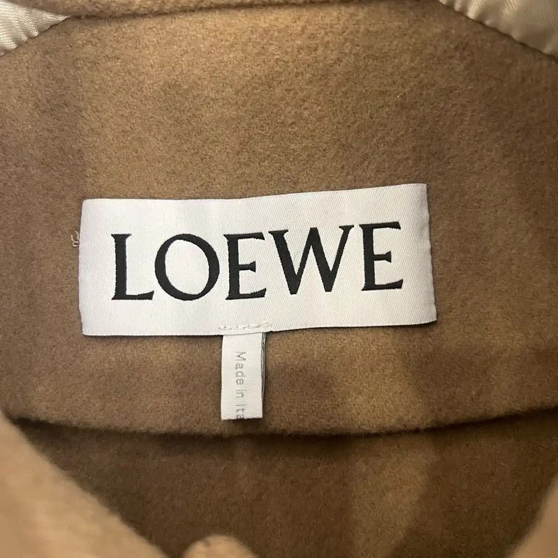 Loewe Loewe Beige Women's Jacket with Faux Fur Sleeves 0089 Size M / US 6-8 / IT 42-44 - 4 Thumbnail