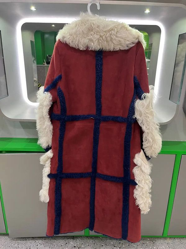 Loewe Loewe Color-Block Sheepskin Coat in XL Size 0089 Size XL / US 12-14 / IT 48-50 - 2 Thumbnail