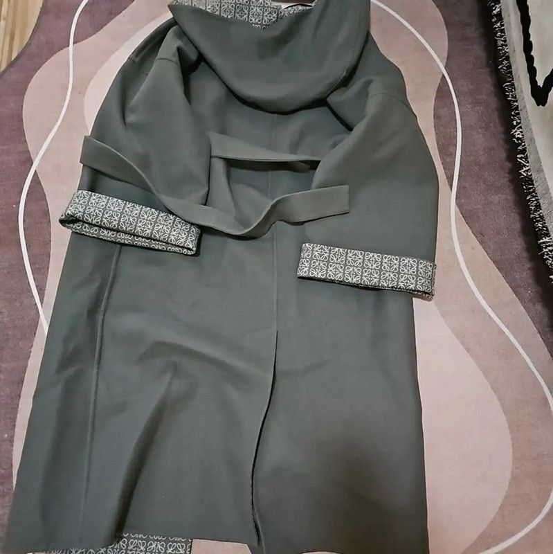 Loewe Loewe Green Wool Women's Coat 0089 Size M / US 6-8 / IT 42-44 - 2 Thumbnail