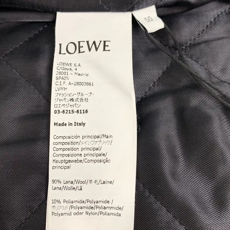 Loewe Loewe Color-Blocked Wool Women's Jacket 0089 Size L / US 10 / IT 46 - 7 Thumbnail