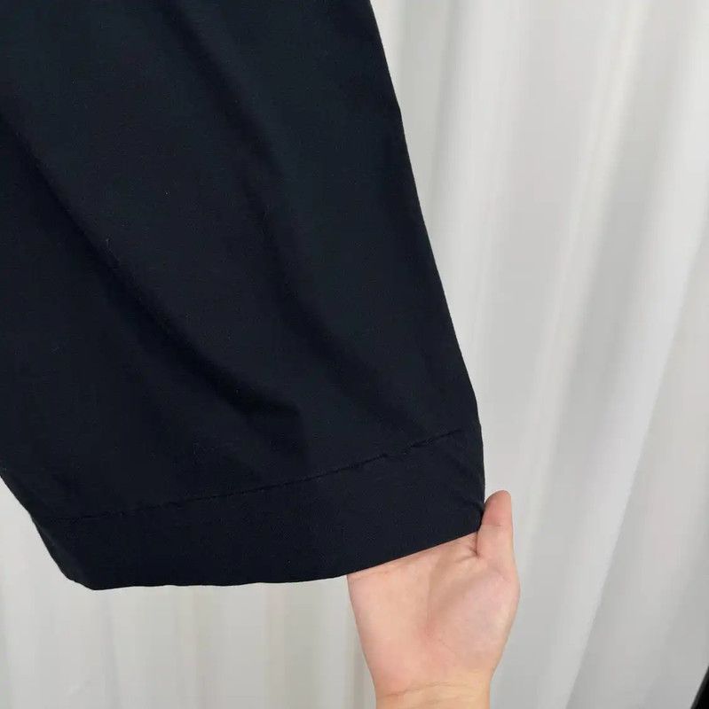 Rick Owens Rick Owens Black Cotton Midi Skirt for Women 0089 Size 22" - 4 Thumbnail