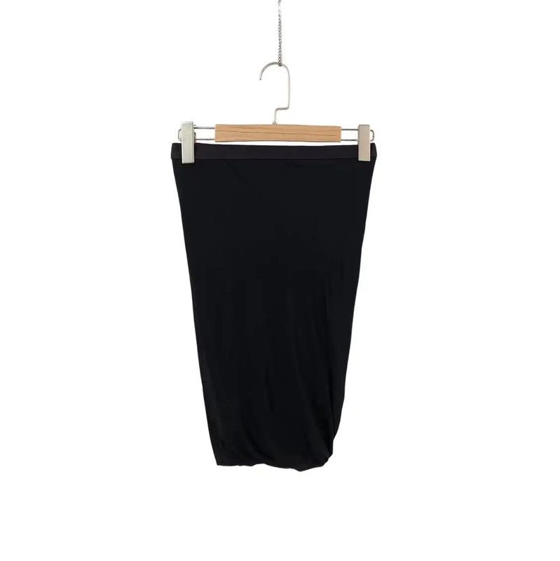 Rick Owens Rick Owens Black Women's Midi Skirt 0089 Size 23" - 2 Thumbnail