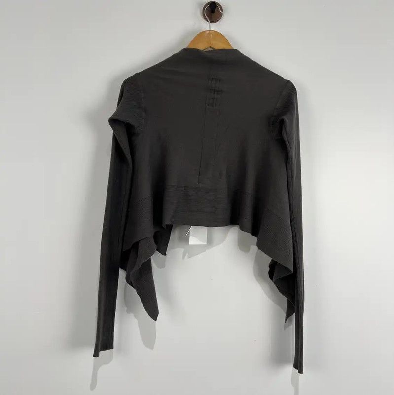 Rick Owens Rick Owens Brown Wool Women's Cardigan 0089 Size XS / US 0-2 / IT 36-38 - 2 Thumbnail