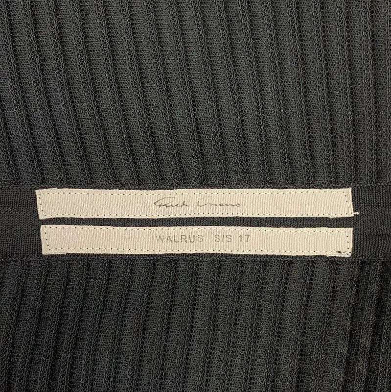 Rick Owens Rick Owens Black Silk Open Cardigan 0089 Size ONE SIZE - 5 Thumbnail