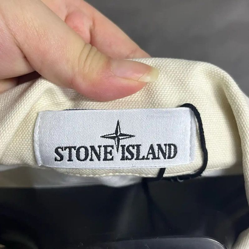 Stone Island Stone Island Cotton Jacket in Off-White 0089 Size XXL / US 16-18 / IT 52-54 - 4 Thumbnail