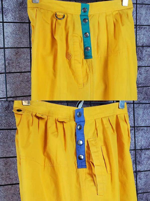 Dior Dior Summer Lemon Yellow Embroidered Cotton Shorts 0089 Size 23" - 3 Thumbnail