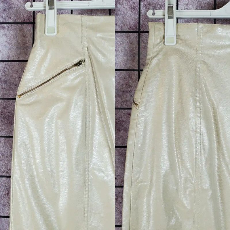 Dior Dior Spring Autumn Midi Skirt in Beige 0089 Size 28" / US 6 / IT 42 - 4 Thumbnail