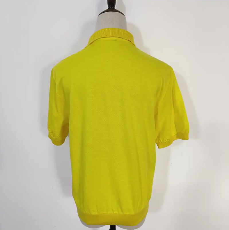 Dior Dior Lemon Yellow Women's Summer Polo Shirt 0089 Size L / US 10 / IT 46 - 4 Thumbnail