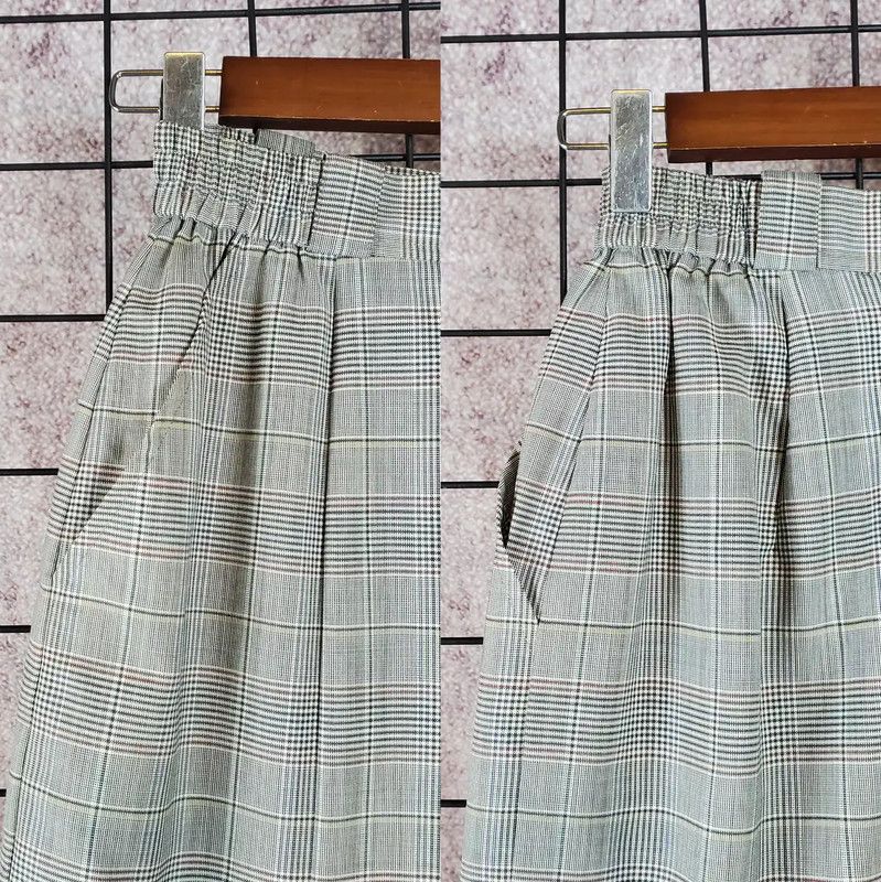 Dior Dior Light Gray Wool Midi Skirt 0089 Size 23" - 3 Thumbnail