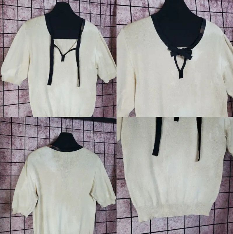 Dior Dior Summer Khaki Cotton Short Sleeve Top 0089 Size M / US 6-8 / IT 42-44 - 3 Thumbnail