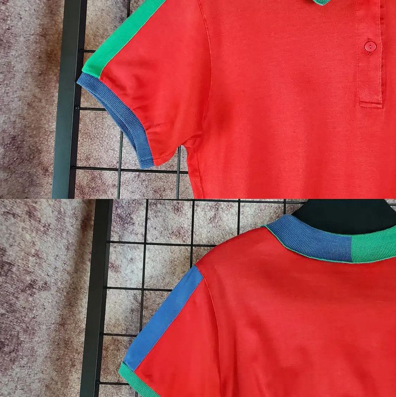 Dior Dior Red Cotton Embroidered Logo Short Sleeve T-Shirt 0089 Size M / US 6-8 / IT 42-44 - 5 Thumbnail